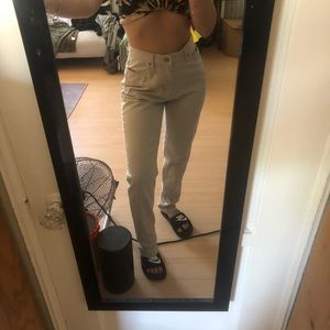 Calvin Klein Khaki Mom Jeans